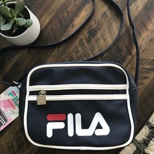 Fila Navy and White Crossbody Bag
